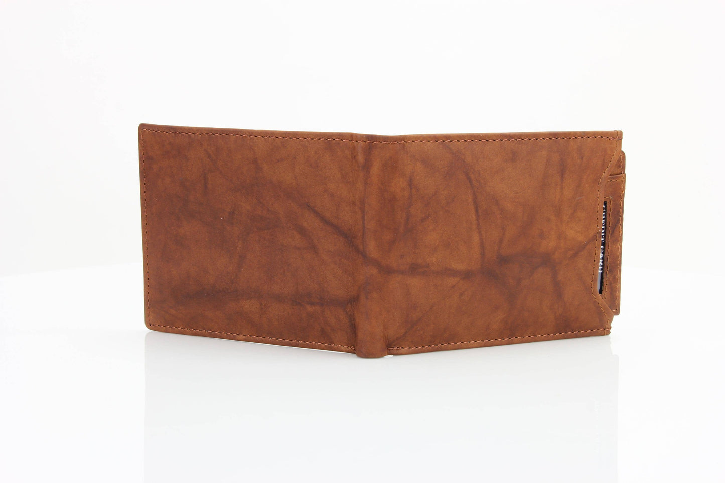 Bifold Wallet w/ Removable Card Sleeve 15725: Tan