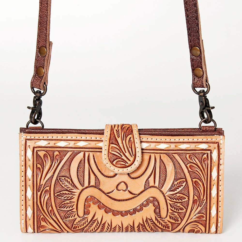 LC-ADBG832 Crossbody Genuine Western Leather Women Bag: ADBG832A