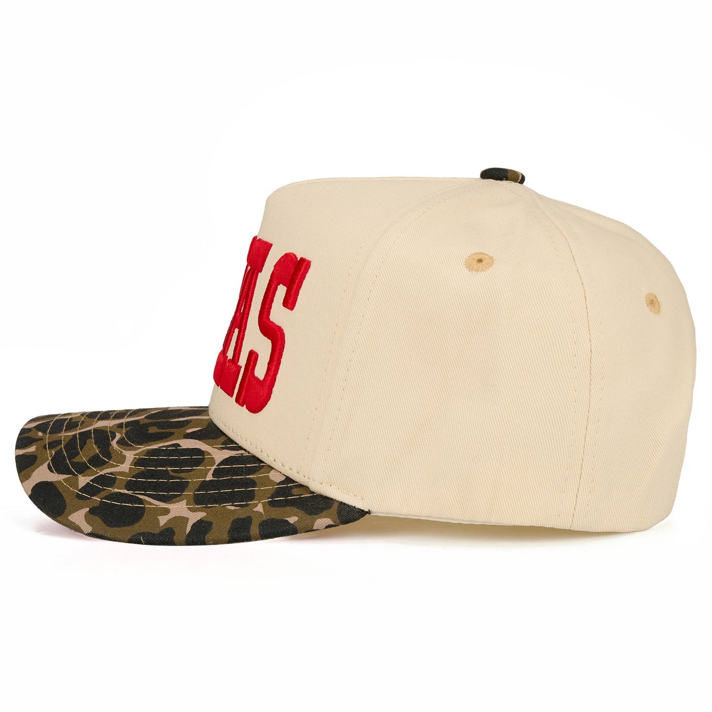 C.C TEXAS Embroidered Cotton Baseball Cap: Leopard