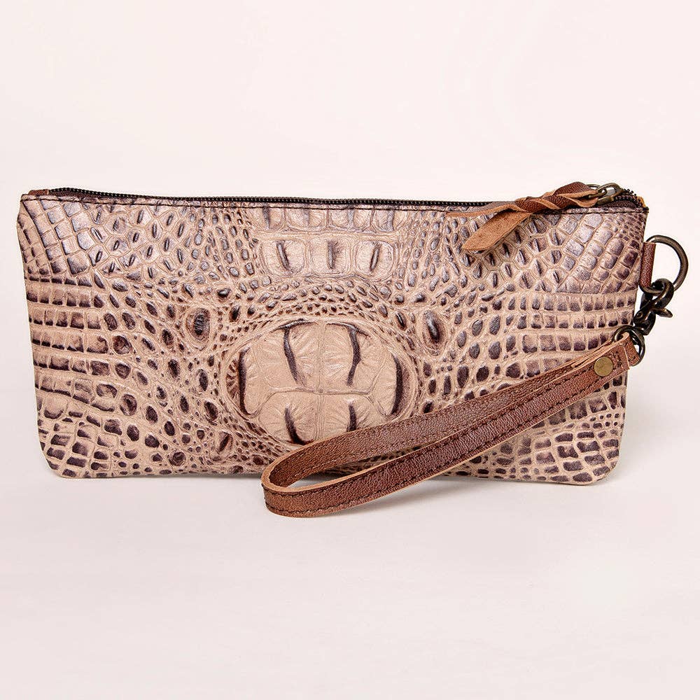 ADBG768 Crocodile Embossed: ADBG768B