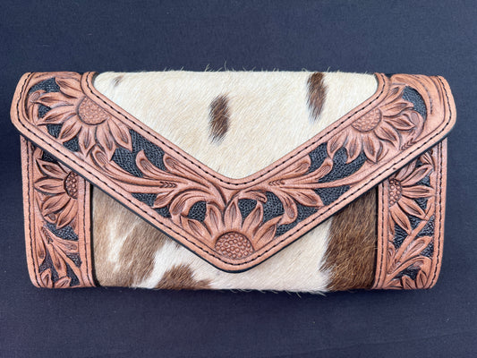 KBG149A Wallet Genuine Leather with Cowhide