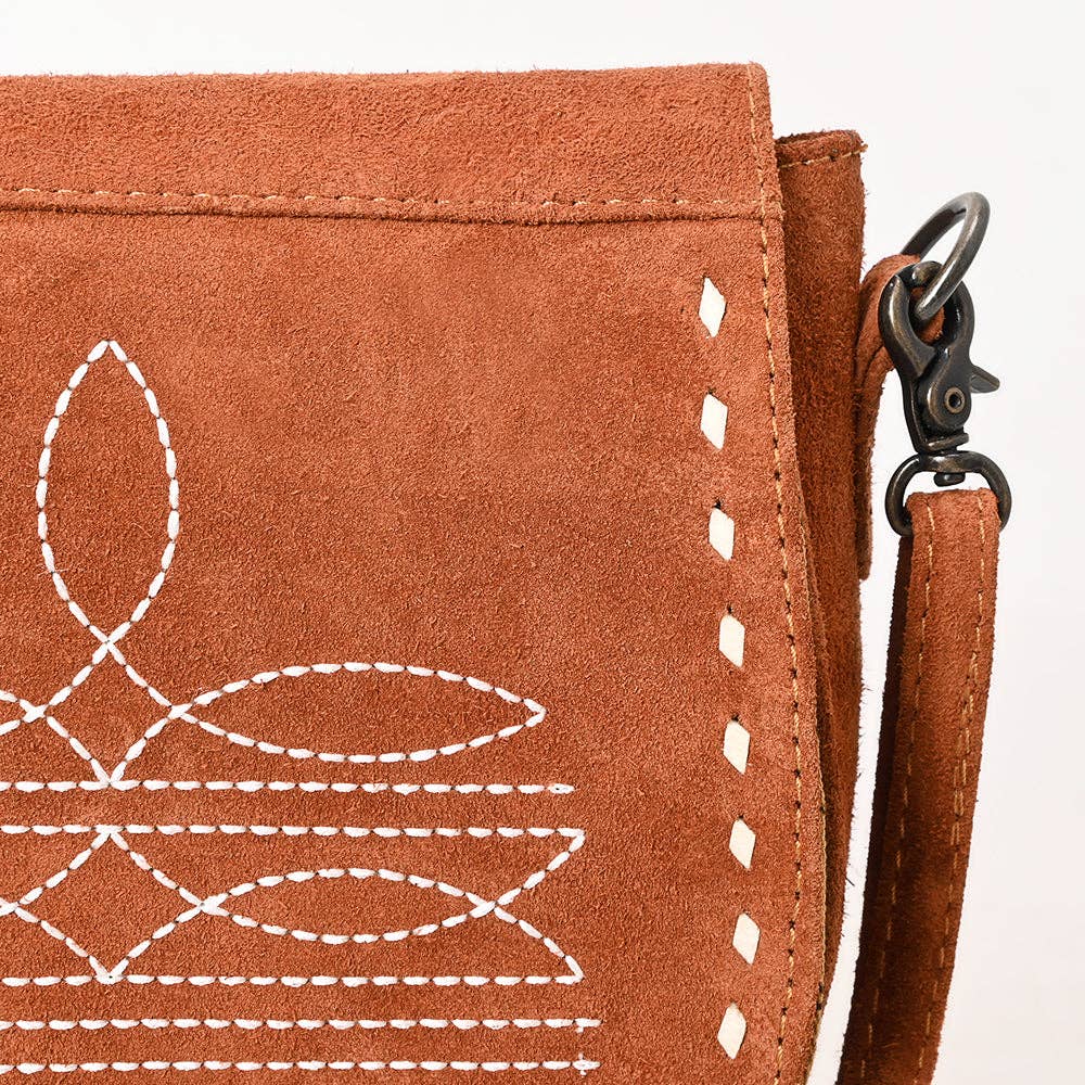 ADBG1622 Crossbody Genuine Western Leather Women Bag: ADBG1622D