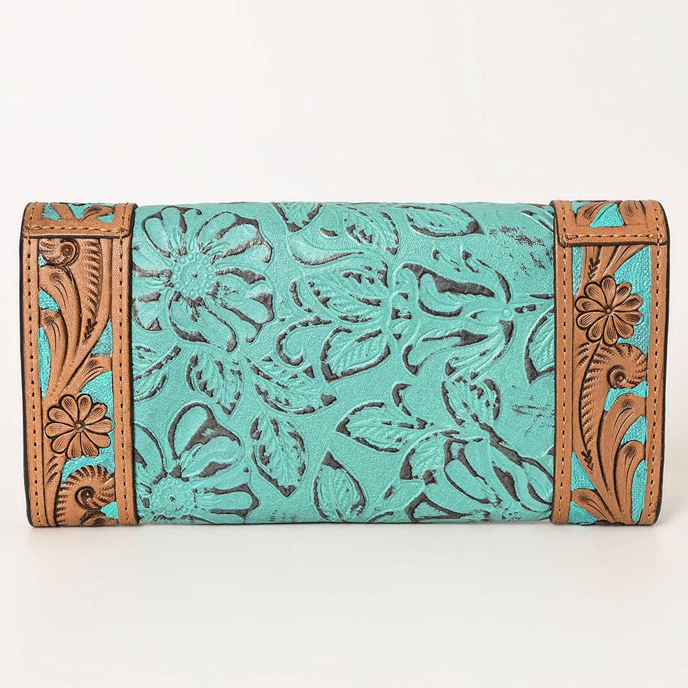 Turquoise Western Wallet KBG101