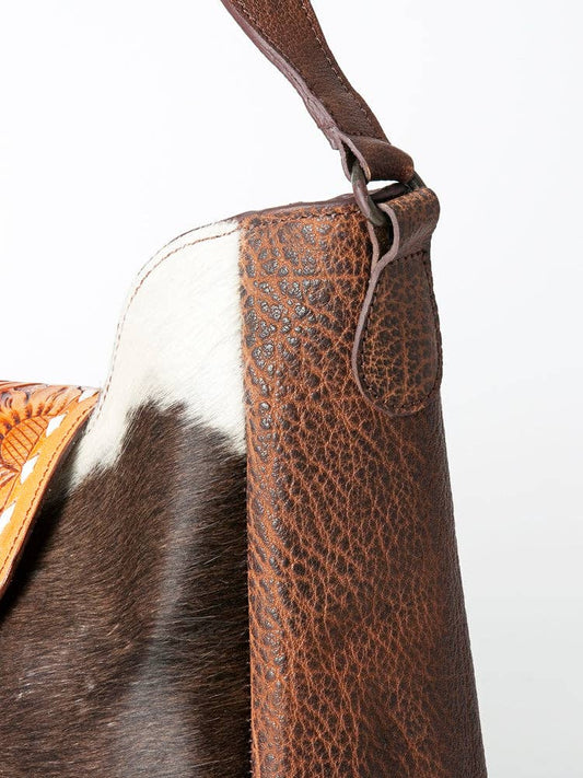 LC-ADBGZ464B Tote Hair On Genuine Western Leather Women Bag: ADBGZ464B
