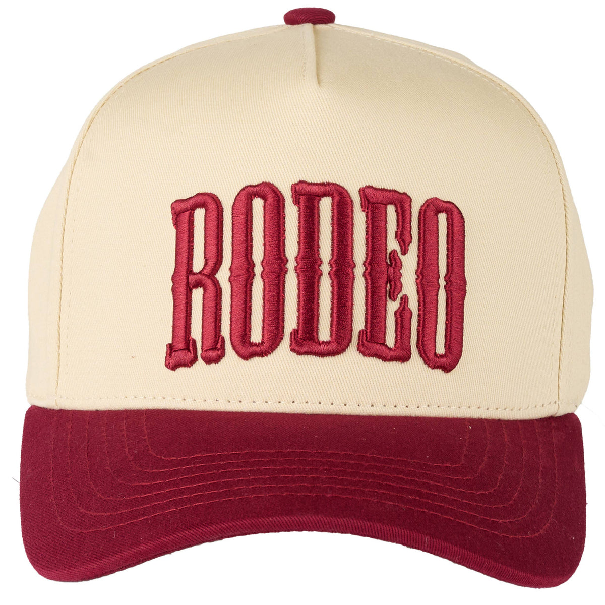 C.C RODEO Letter Embroidered Snapback Trucker Hat: Navy