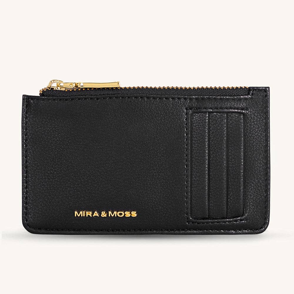 Mira & Moss Ruby Card Wallet - Black: BLACK
