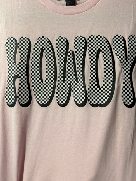Checkered Howdy Tee