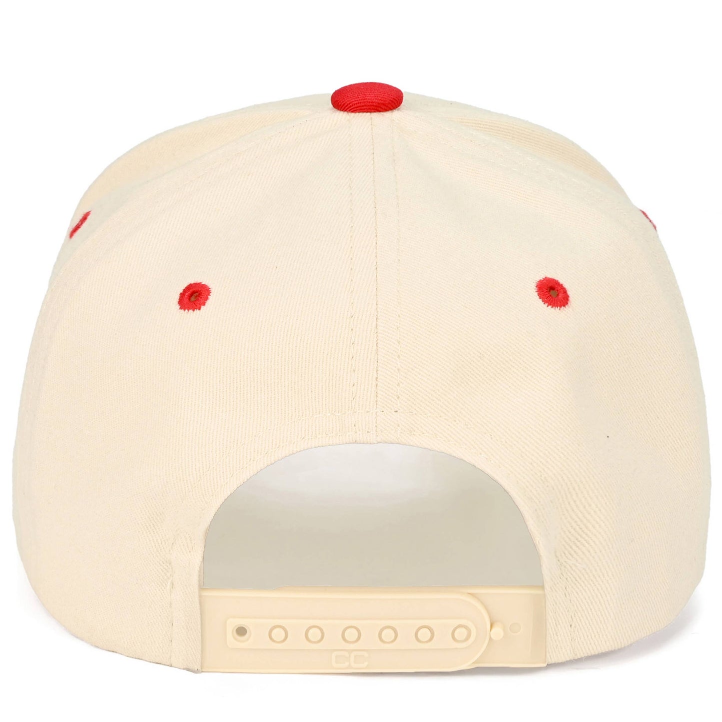 C.C PUT IT ON MY BOYFRIEND'S TAB Letter Two Tone Trucker Hat: Red