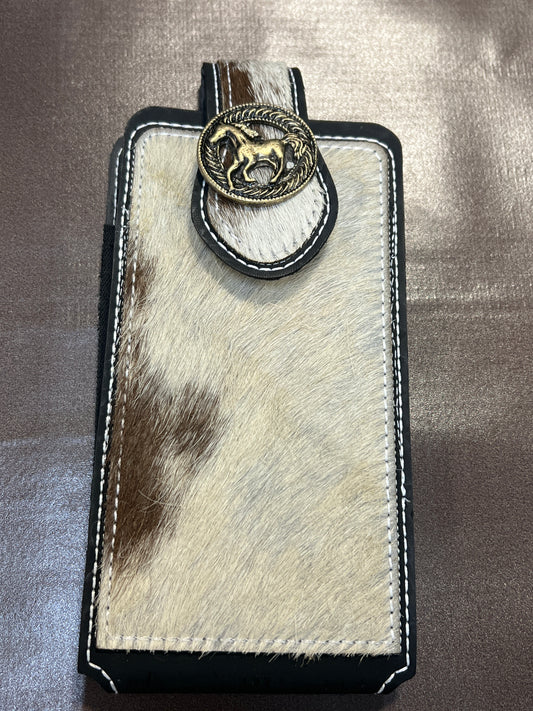 Leather Phone Case with Cowhide