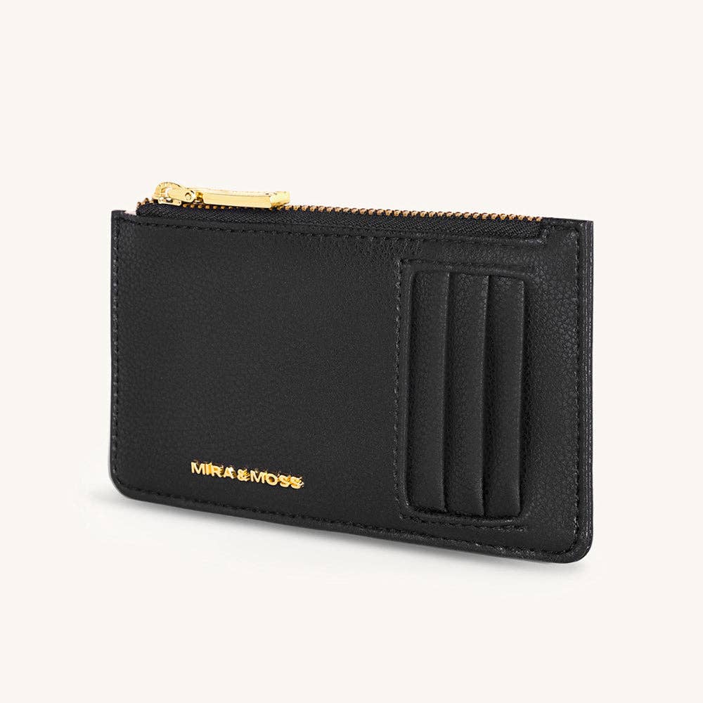 Mira & Moss Ruby Card Wallet - Black: BLACK