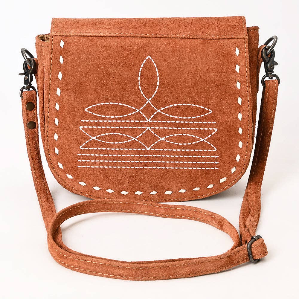 ADBG1622 Crossbody Genuine Western Leather Women Bag: ADBG1622D