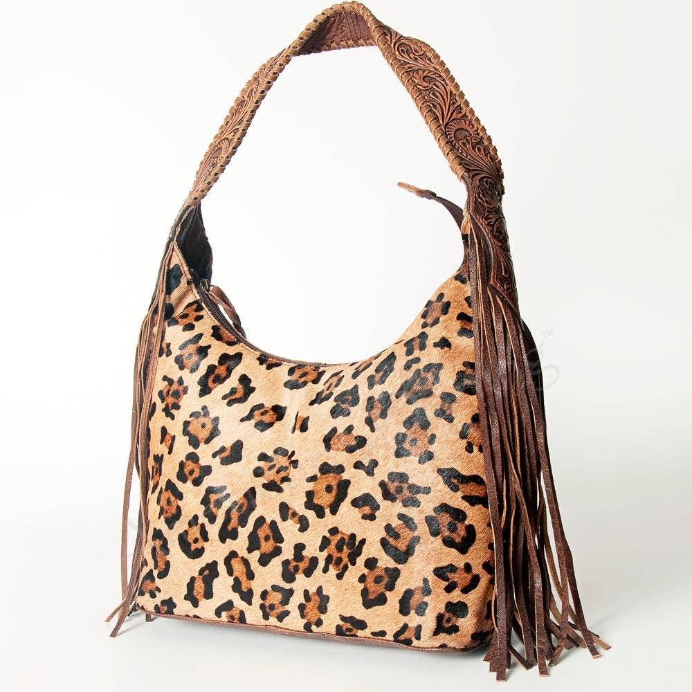 803E Hobo Hair On Genuine Western Leather Women Bag Pearl: ADBG803H