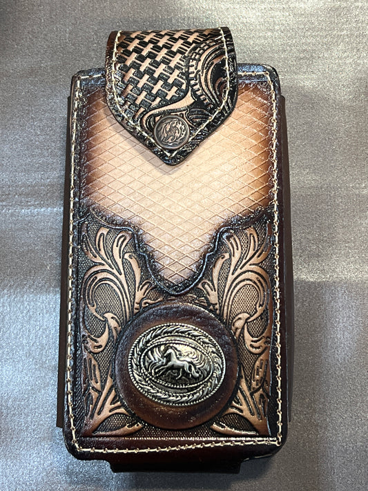 Leather Phone Case with Cowhide