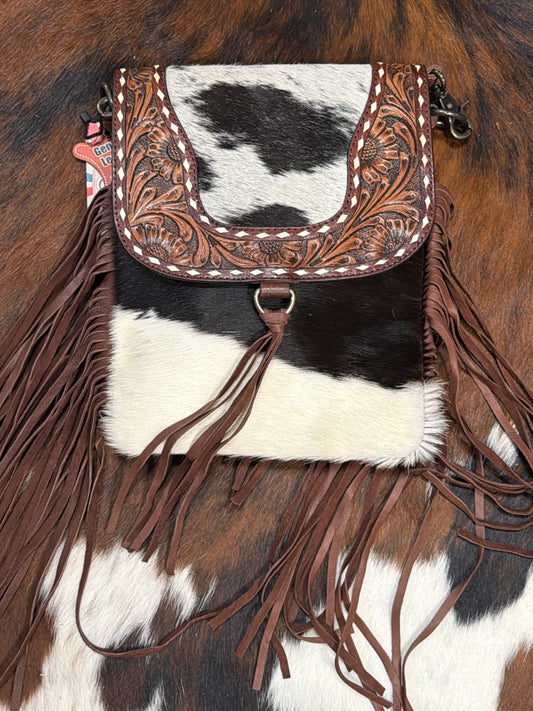 Dusty Trail Hair-On Saddle Bag - KBG248 B