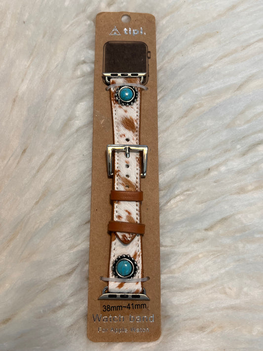 Cowhide Apple Watch Band - Brown