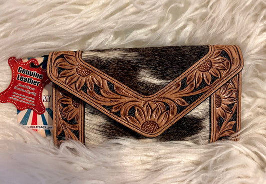 KBG149C Wallet Genuine Leather with Cowhide