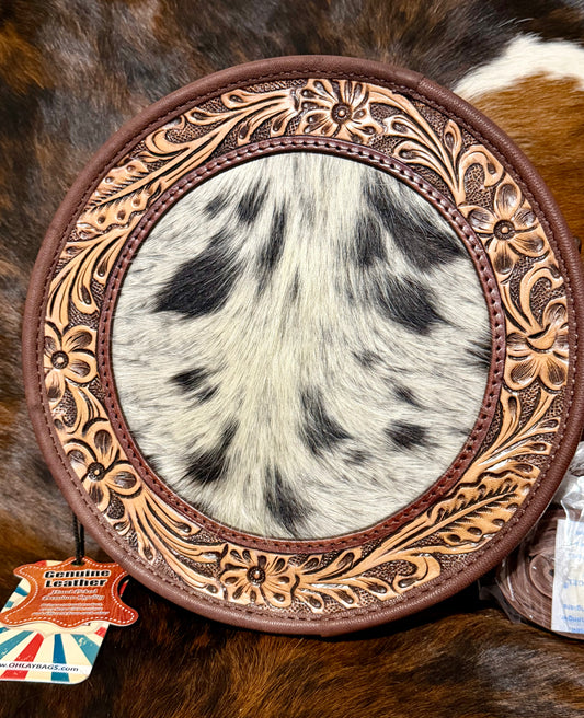 O’hlay Canteen Genuine Leather Cowhide Bag: KBG148