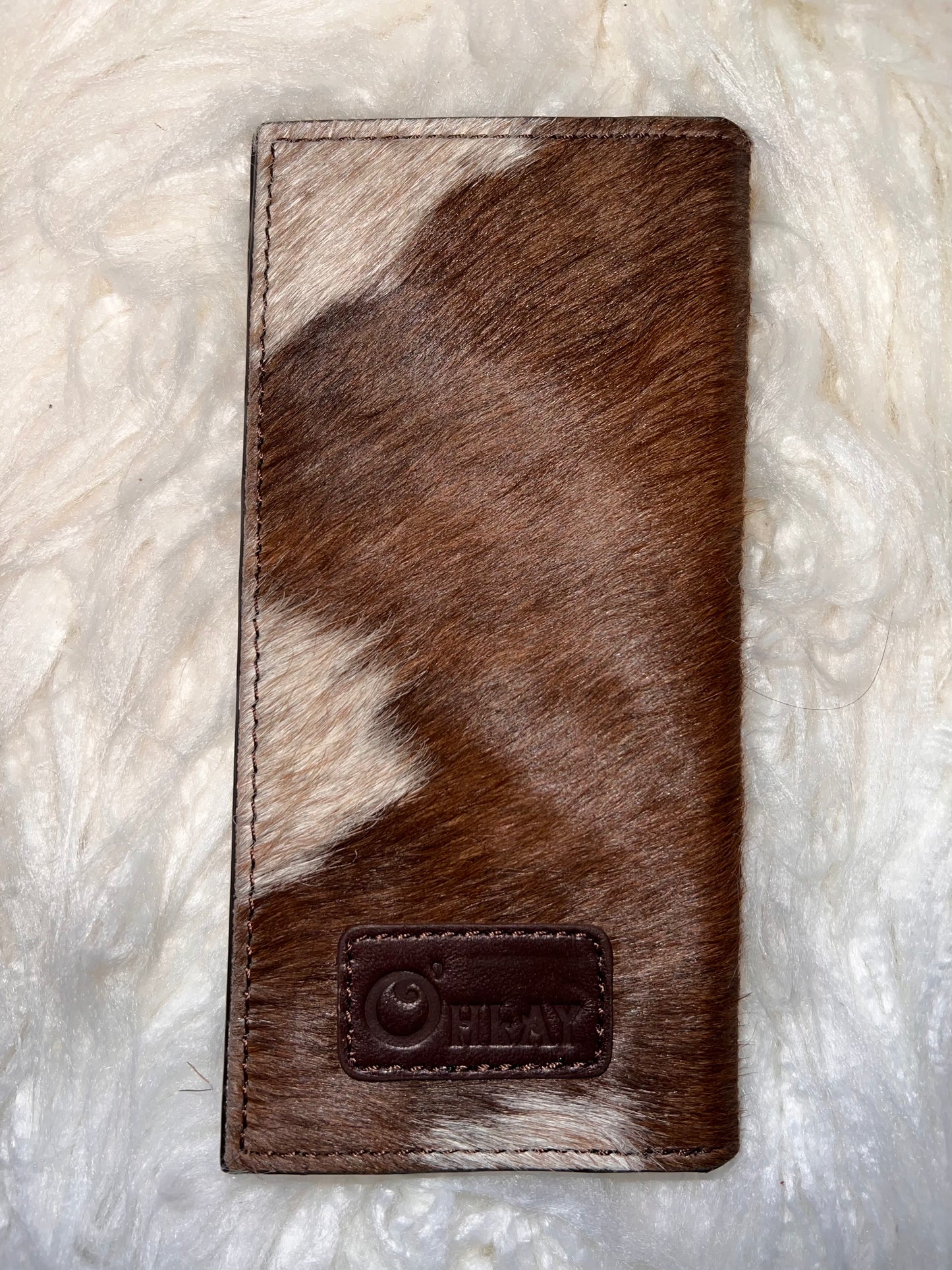 Tooled & Cowhide Wallet - Men/Women2