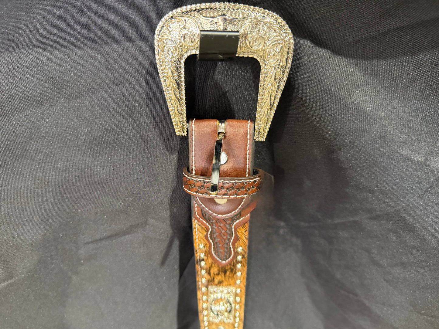 Longhorn Cowhide Leather Belt