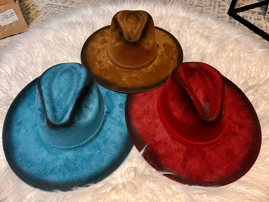 Tear Drop Western Hats