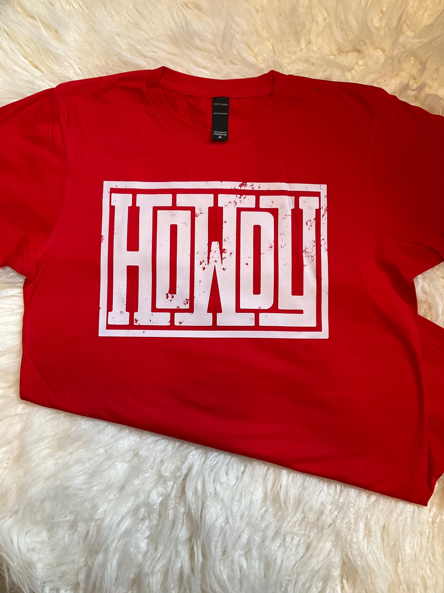 Howdy Red Tee