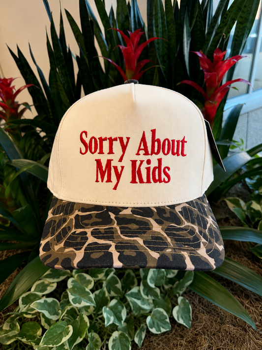 Sorry About My Kids CC Hat