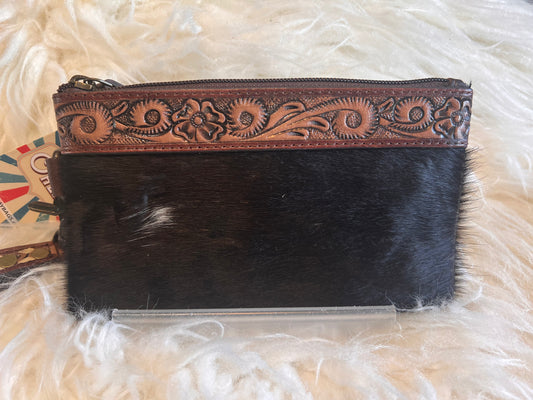 O’hlay Cowhide Wristlet