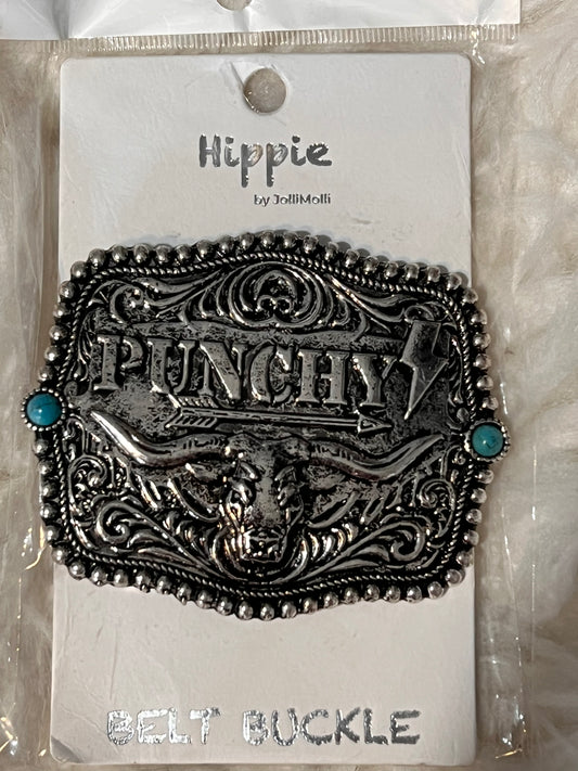 Belt Buckle - Punchy Steer Head