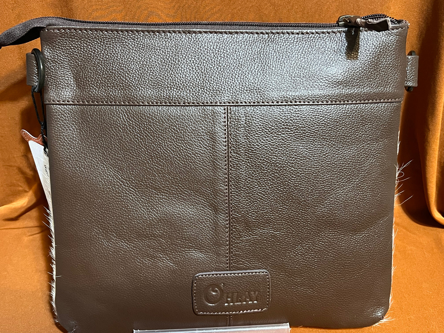 Cross Body Genuine Leather Western Bag with Cowhide SKBZ167