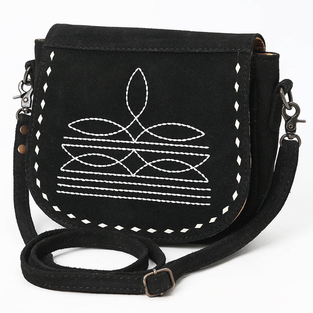 ADBG1622 Crossbody Genuine Western Leather Women Bag: ADBG1622A