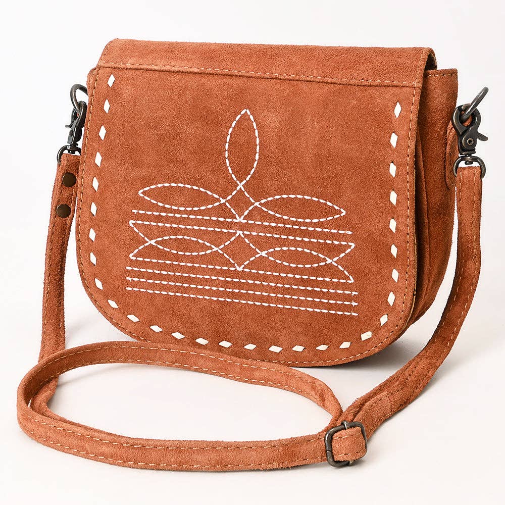 ADBG1622 Crossbody Genuine Western Leather Women Bag: ADBG1622D