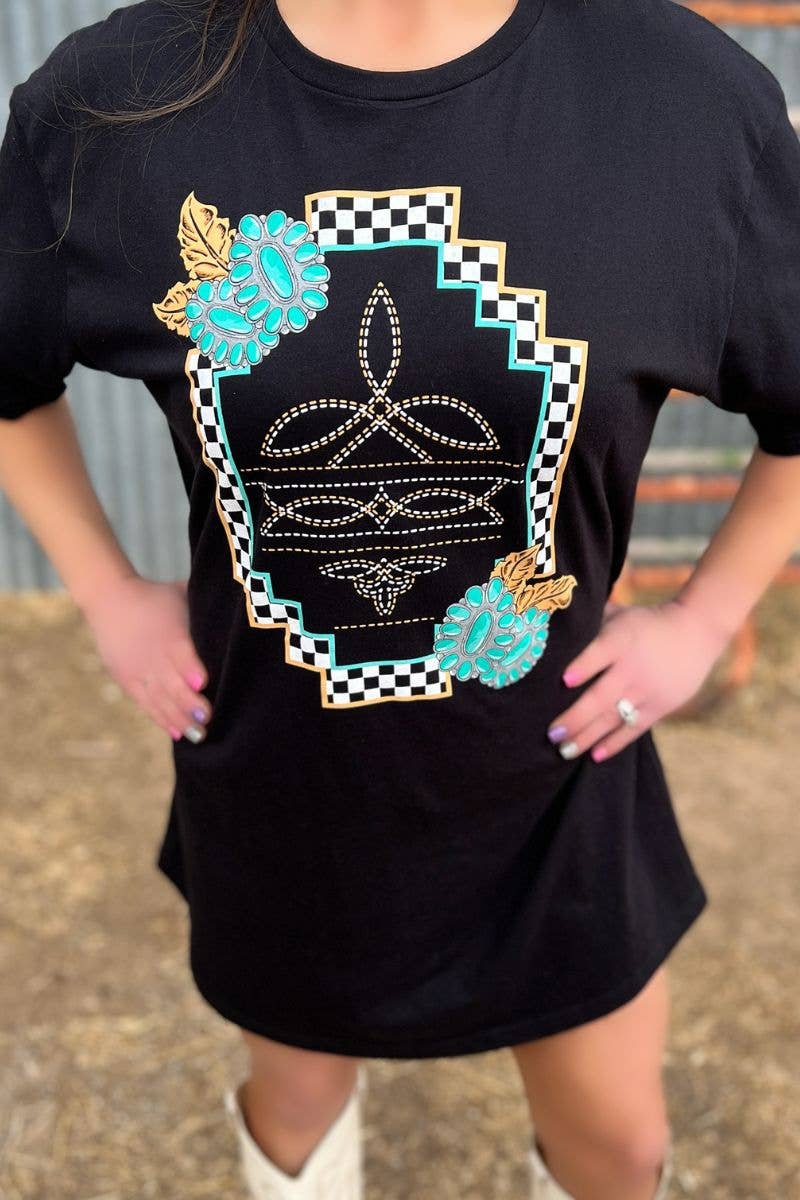 Small Town Big Dreams T-Shirt Dress