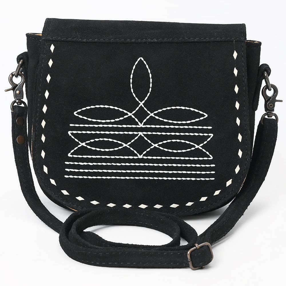 ADBG1622 Crossbody Genuine Western Leather Women Bag: ADBG1622A