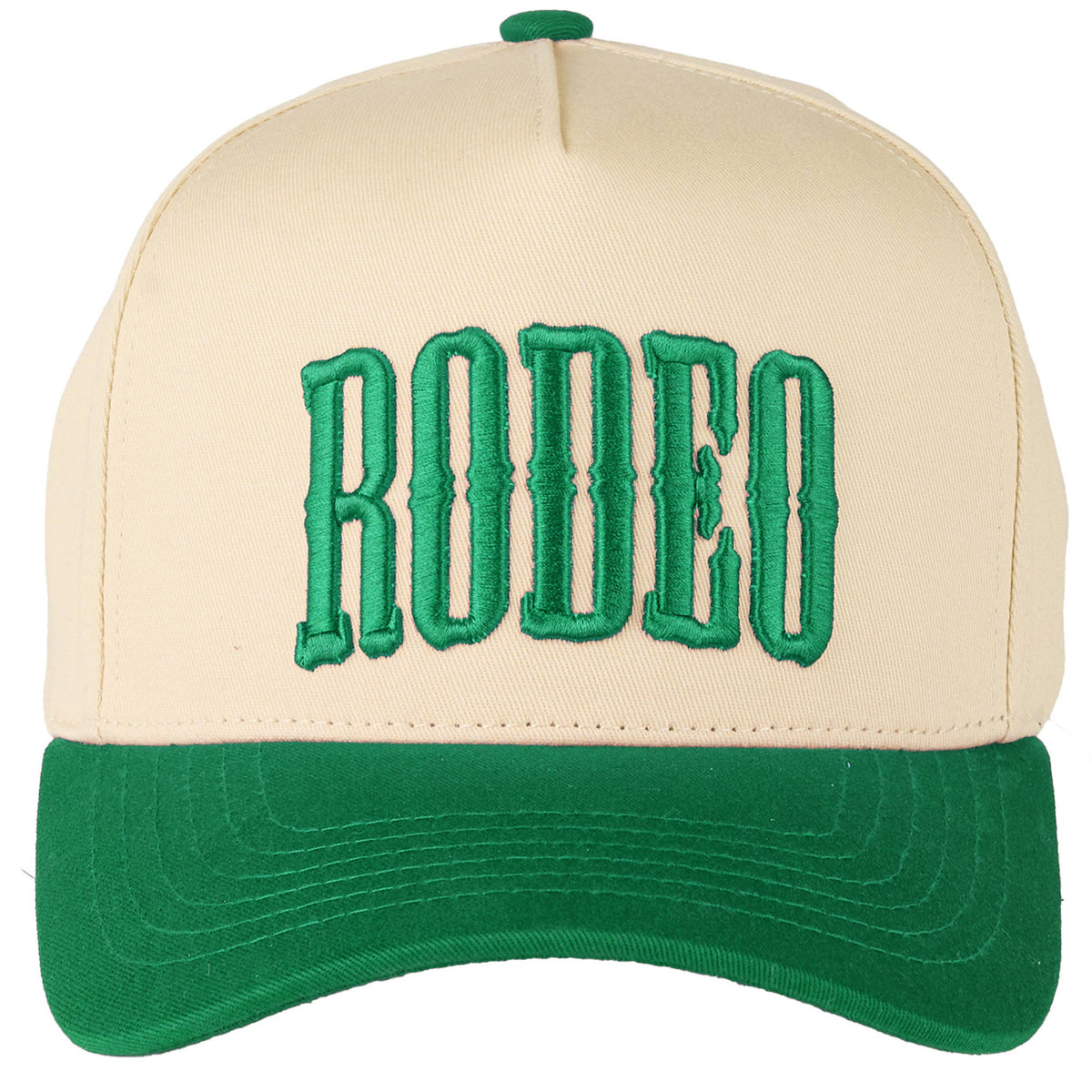 C.C RODEO Letter Embroidered Snapback Trucker Hat: Dark Denim