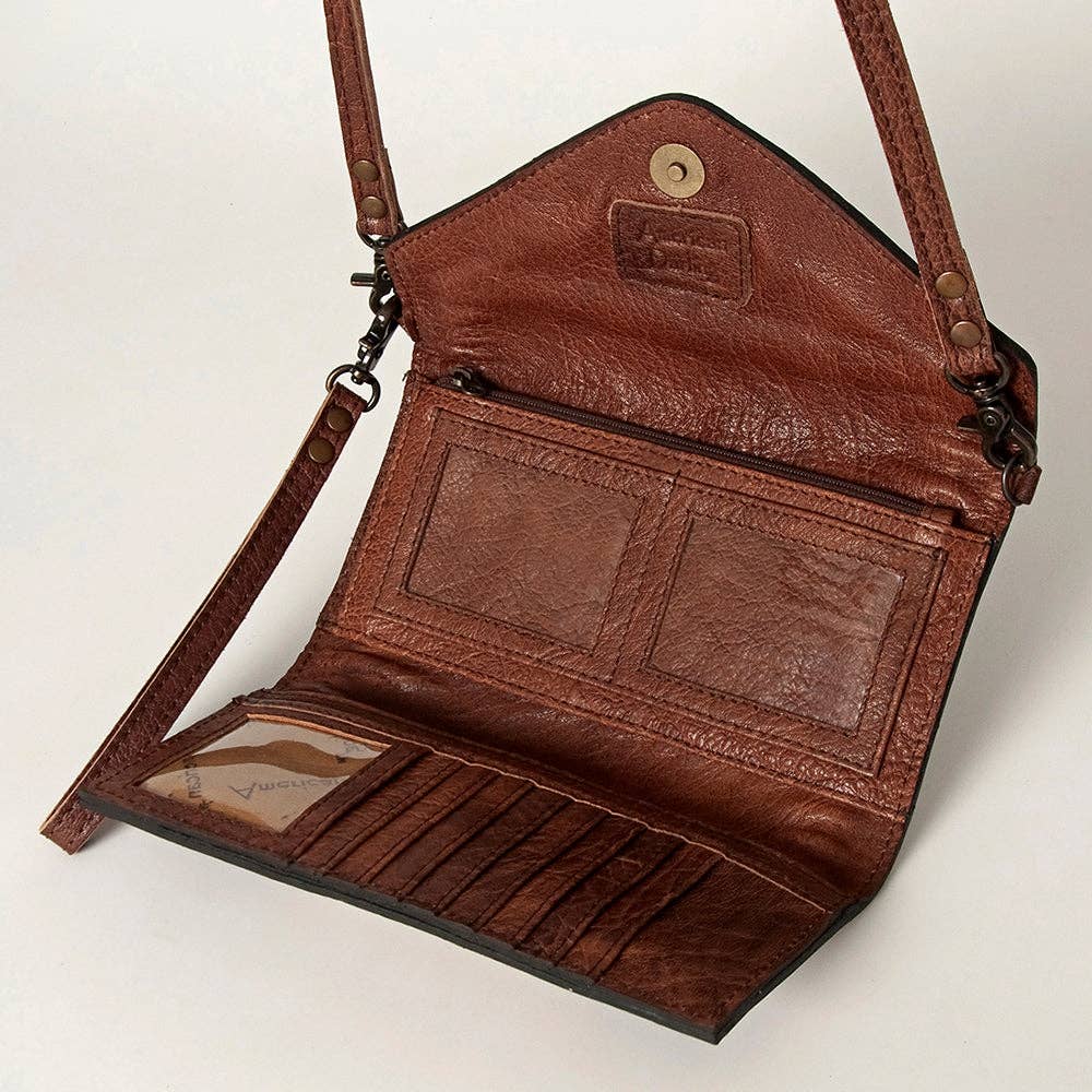 AMERICAN DARLING Envelope Genuine Western Leather Women Bag: ADBG906E