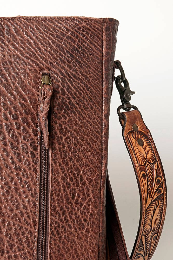 LC-ADBGZ255B Crossbody Genuine Western Leather Women Bag: ADBGZ255B