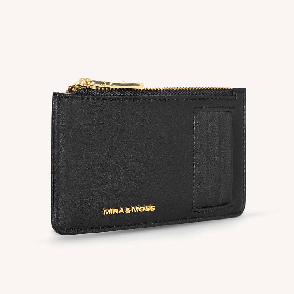 Mira & Moss Ruby Card Wallet - Black: BLACK