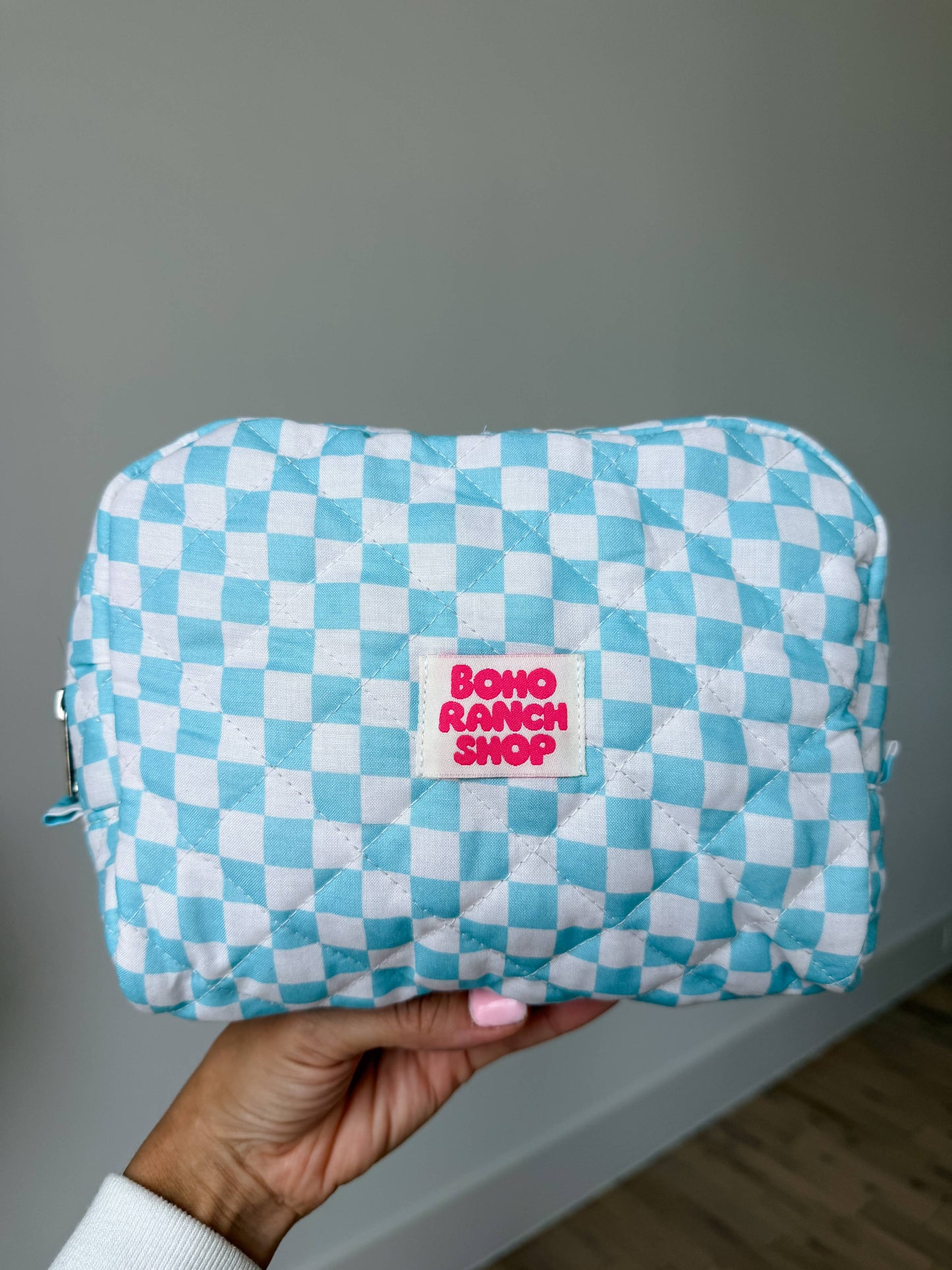 Fabric Western Makeup Bag Organizer | Cowgirl Cosmetic Bag : RODEO BARBIE