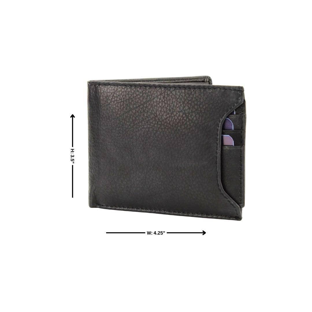 Bifold Wallet w/ Removable Card Sleeve 15725: Tan
