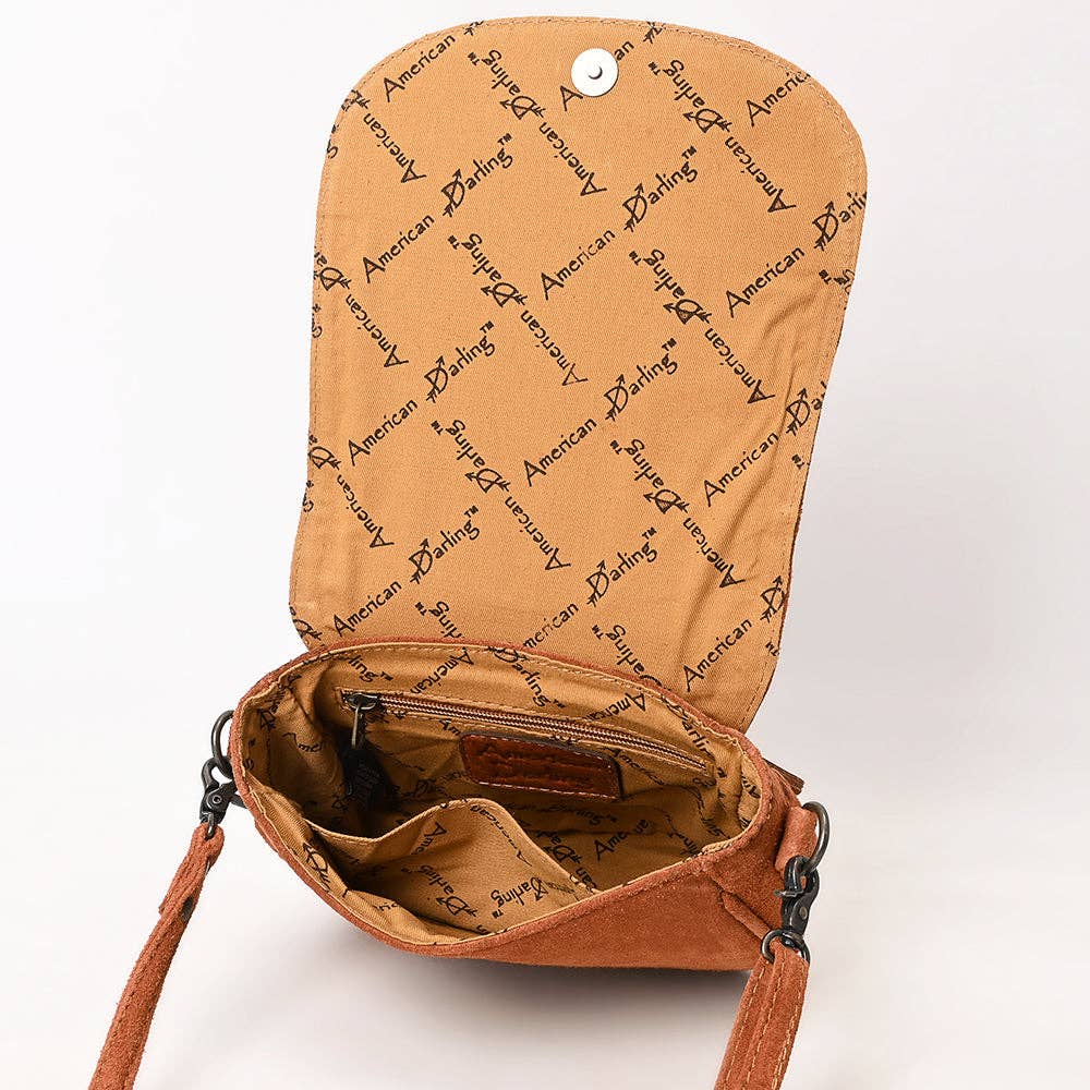 ADBG1622 Crossbody Genuine Western Leather Women Bag: ADBG1622D