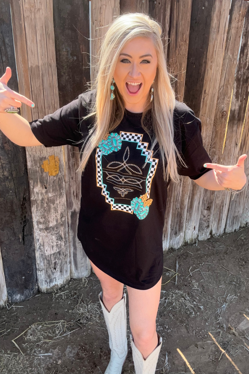 Small Town Big Dreams T-Shirt Dress