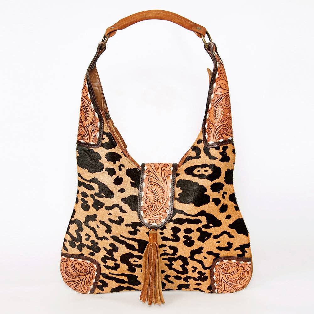 LC-ADBGA237 Hobo Genuine Western Leather Women Bag Sage: ADBGA237E