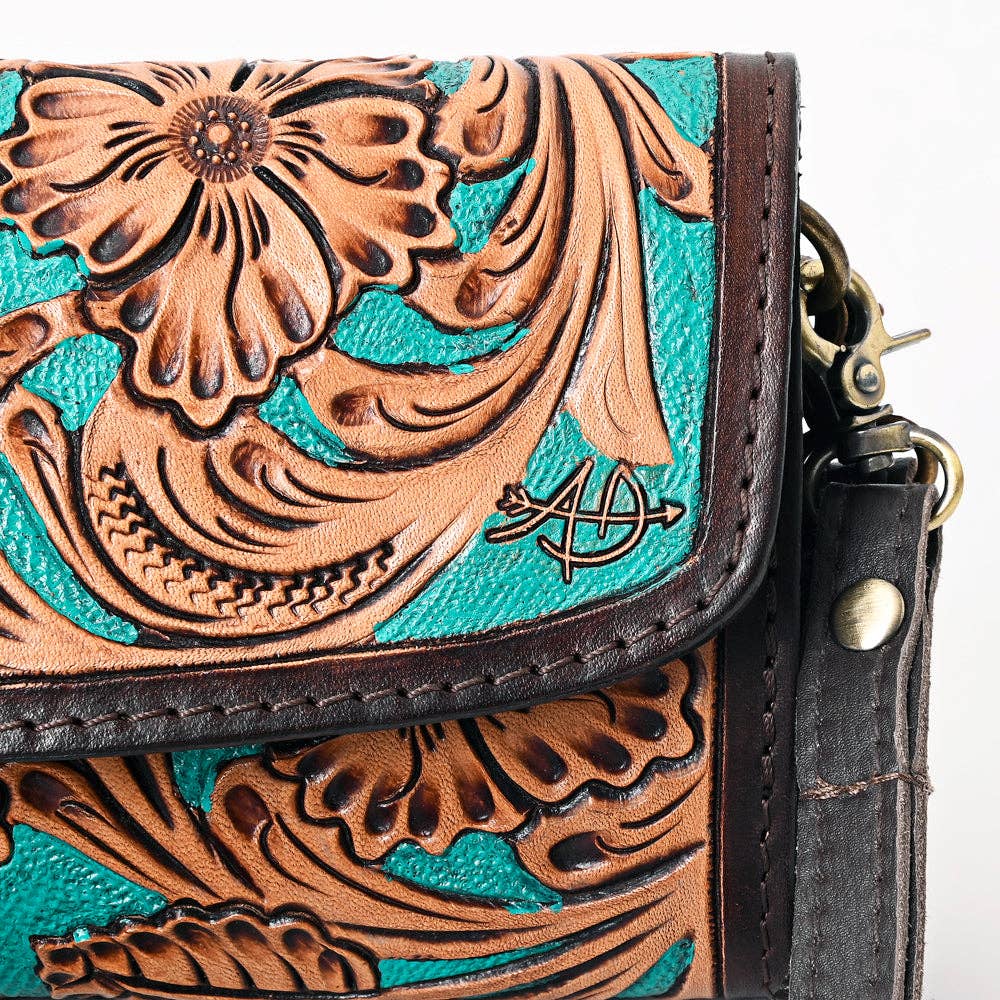 LC-ADBGA361 Wallet Genuine Western Leather Women Bag: ADBGA361