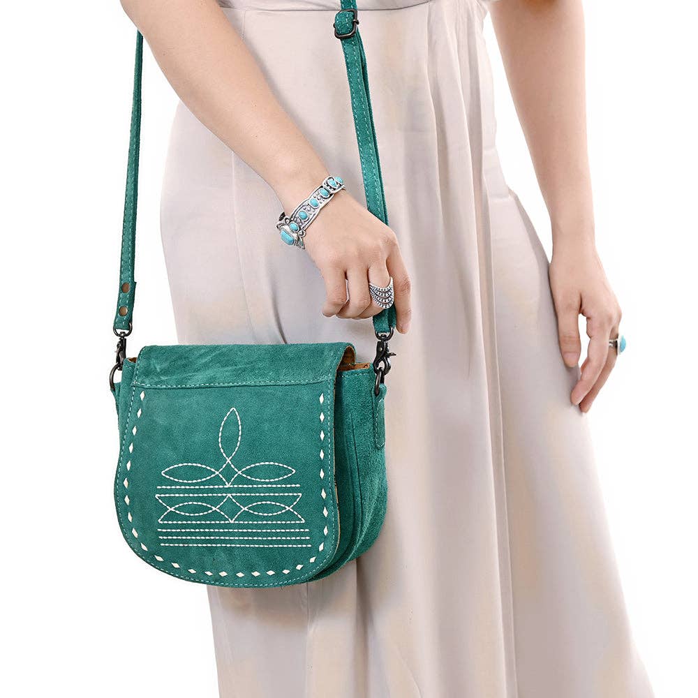 ADBG1622 Crossbody Genuine Western Leather Women Bag: ADBG1622D