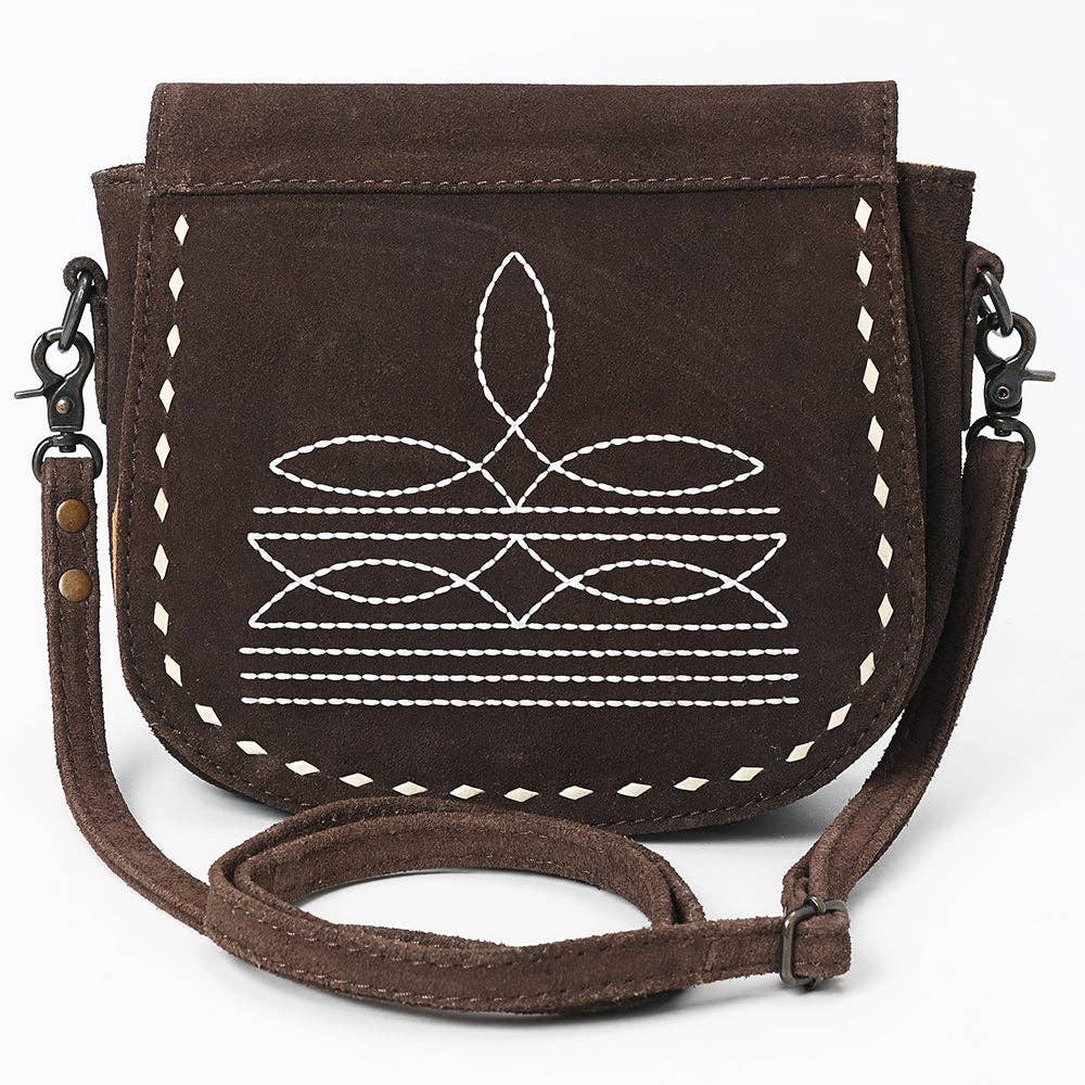 ADBG1622 Crossbody Genuine Western Leather Women Bag: ADBG1622D