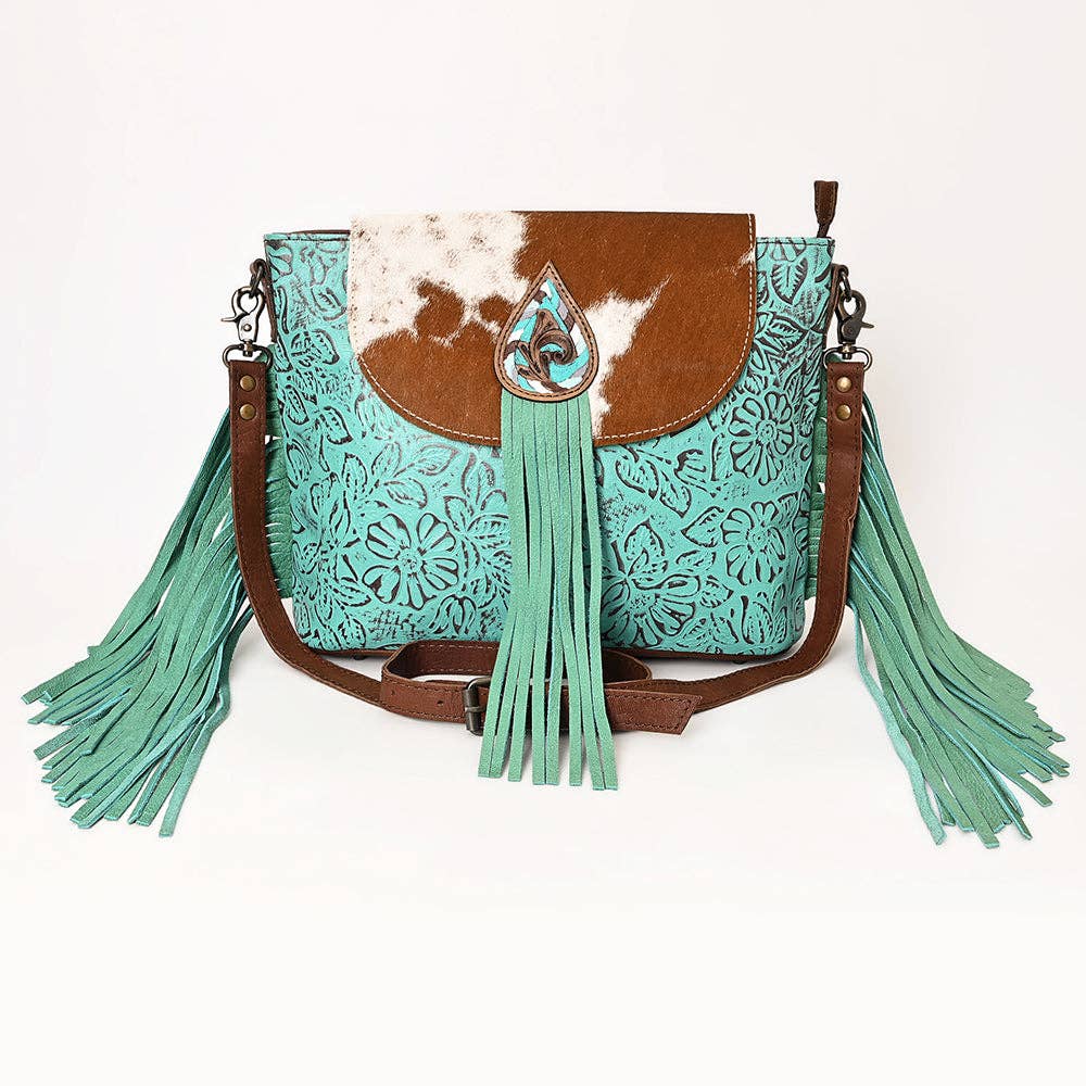 OHG168 Crossbody Genuine Leather women bag western Bag: OHG168
