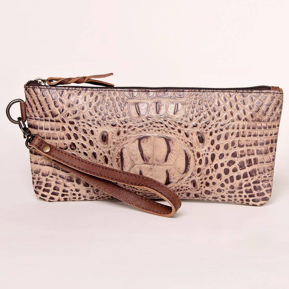 ADBG768 Crocodile Embossed: ADBG768B