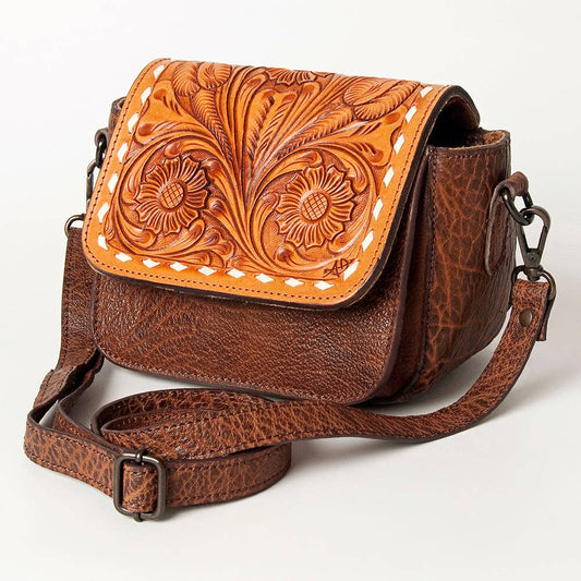 American Darling Crossbody Genuine Western Leather Women Bag: ADBGZ449A