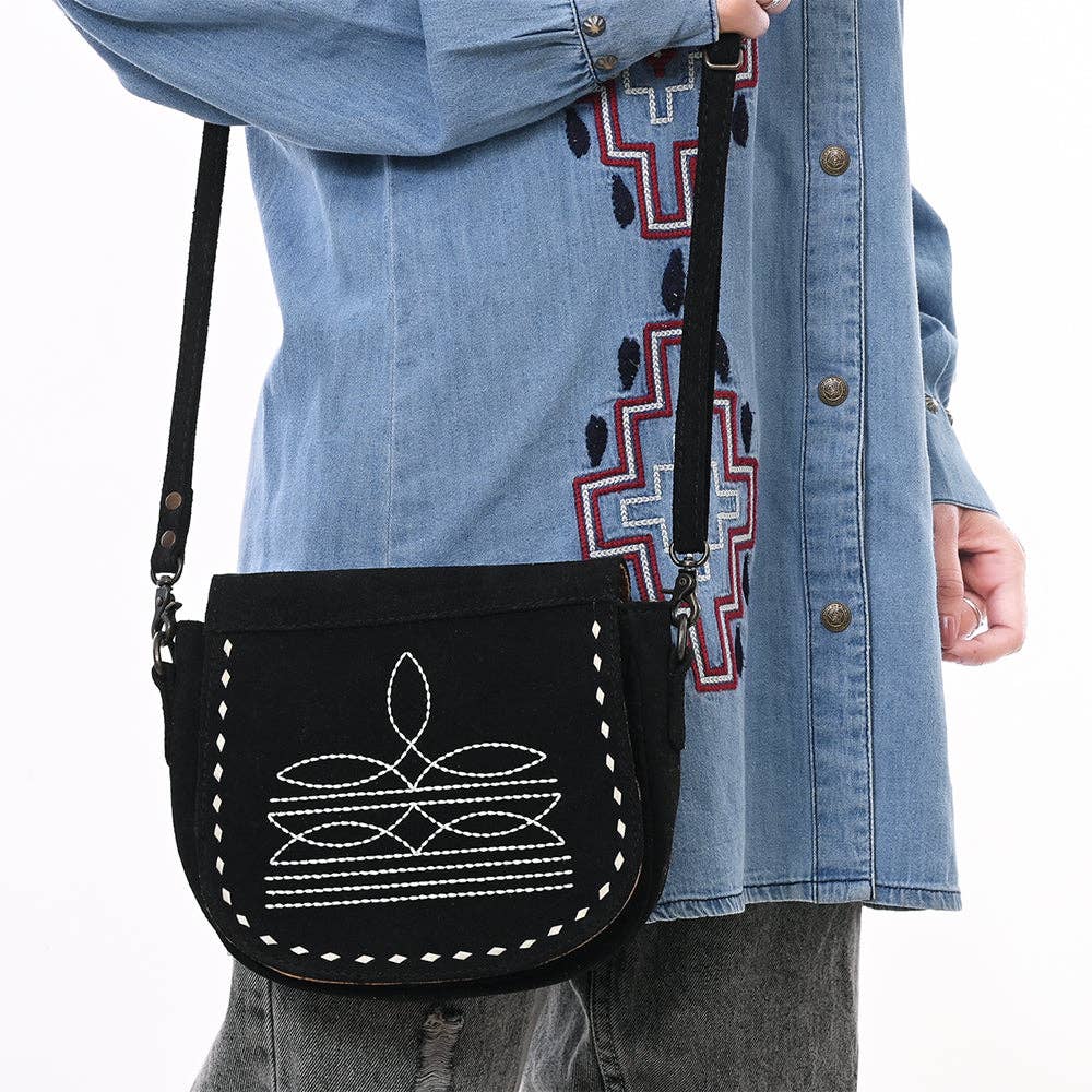 ADBG1622 Crossbody Genuine Western Leather Women Bag: ADBG1622A