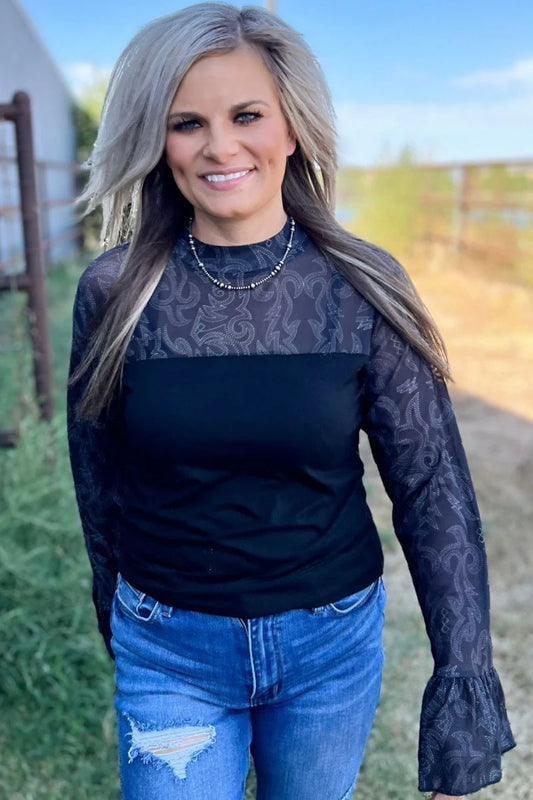 Night Rider Mesh Top